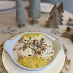 VISPANNETJE VAN DE CHEF MET PUREE